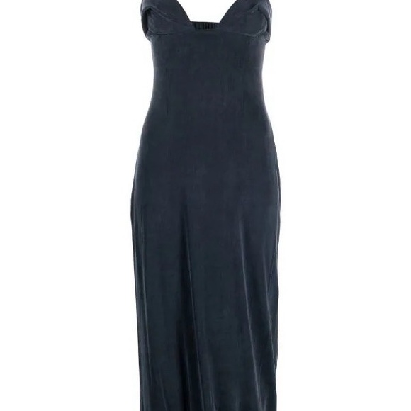 Jacquemus Blue Navy La Robe Praia midi dress - Picture 3 of 4